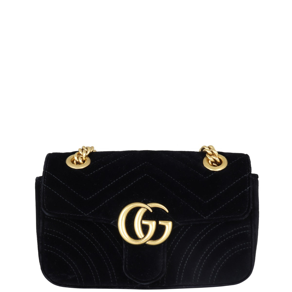 Gucci Marmont Velvet Mini Shoulder Bag