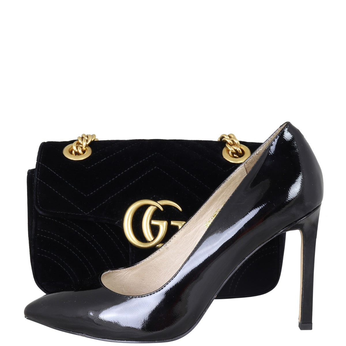 Gucci Marmont Velvet Mini Shoulder Bag
