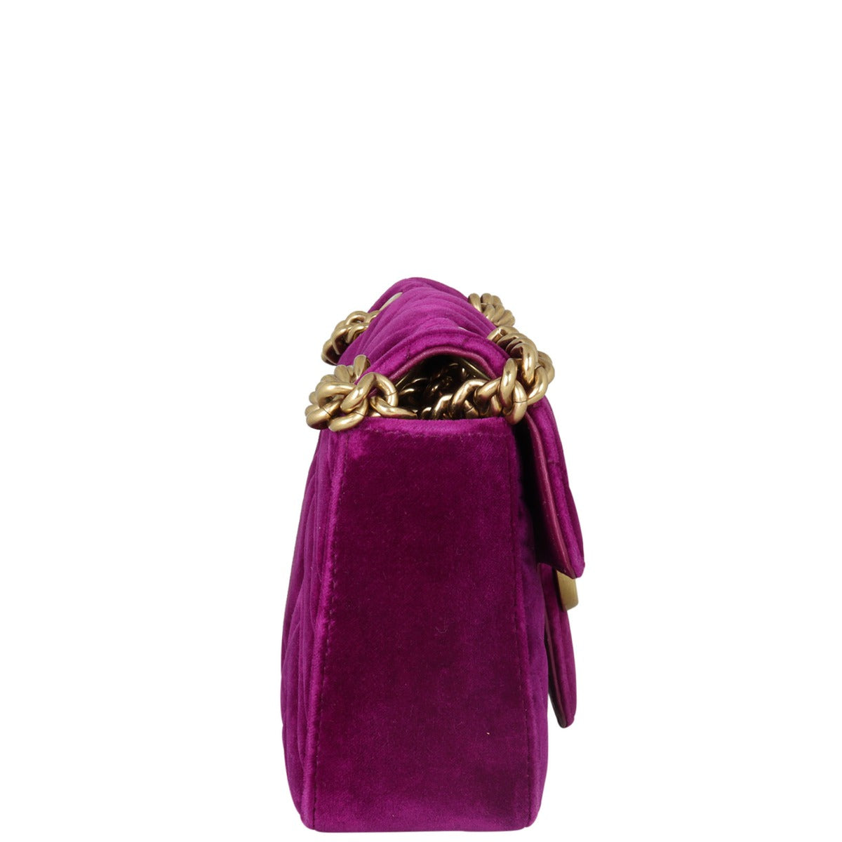 Gucci GG Marmont Mini Velvet Shoulder Bag