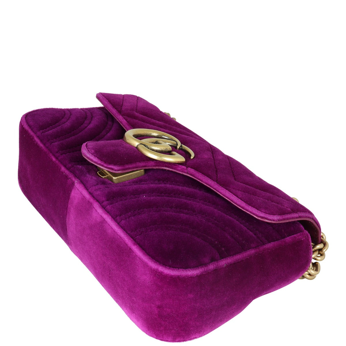 Gucci GG Marmont Mini Velvet Shoulder Bag
