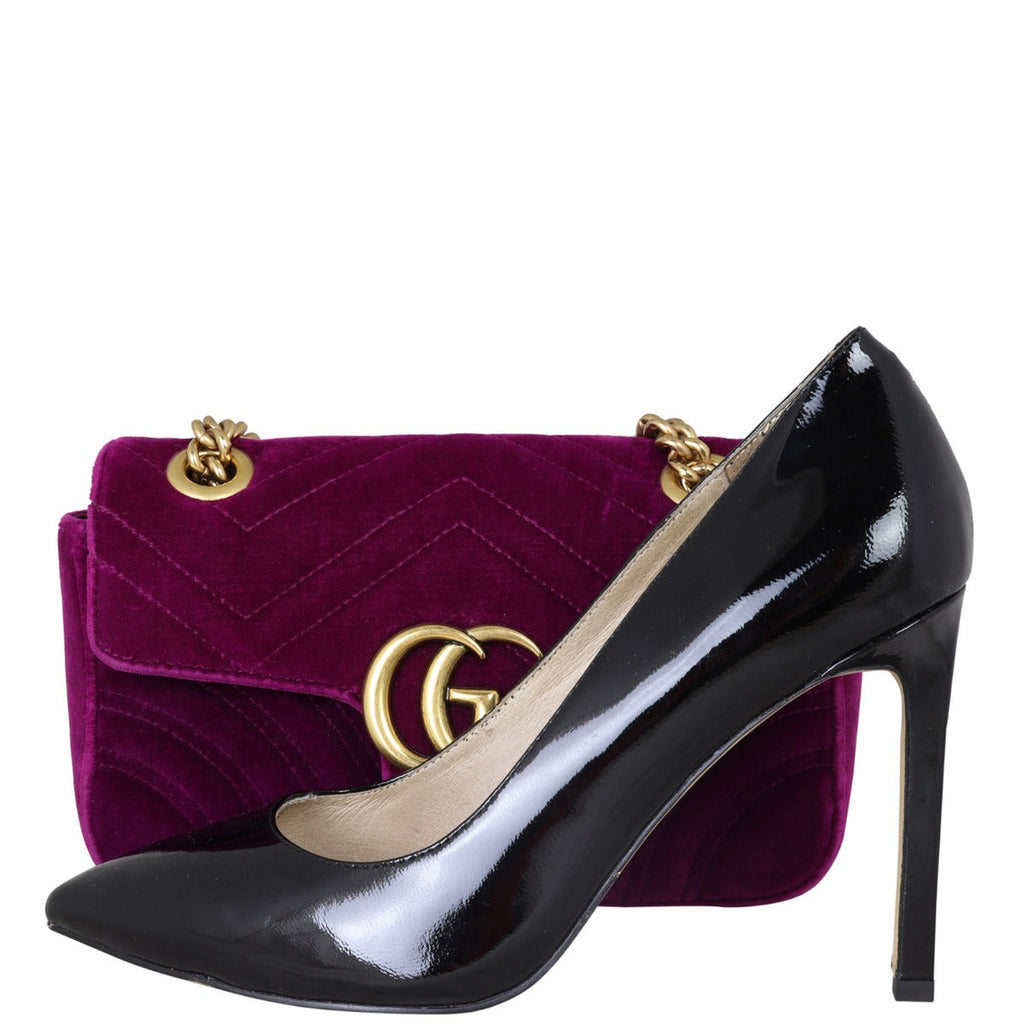 Gucci GG Marmont Mini Velvet Shoulder Bag