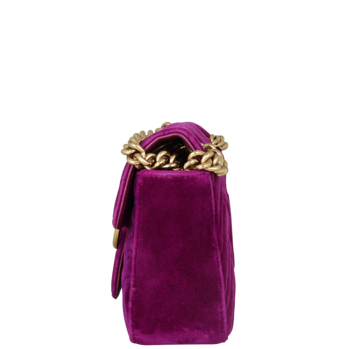 Gucci GG Marmont Mini Velvet Shoulder Bag