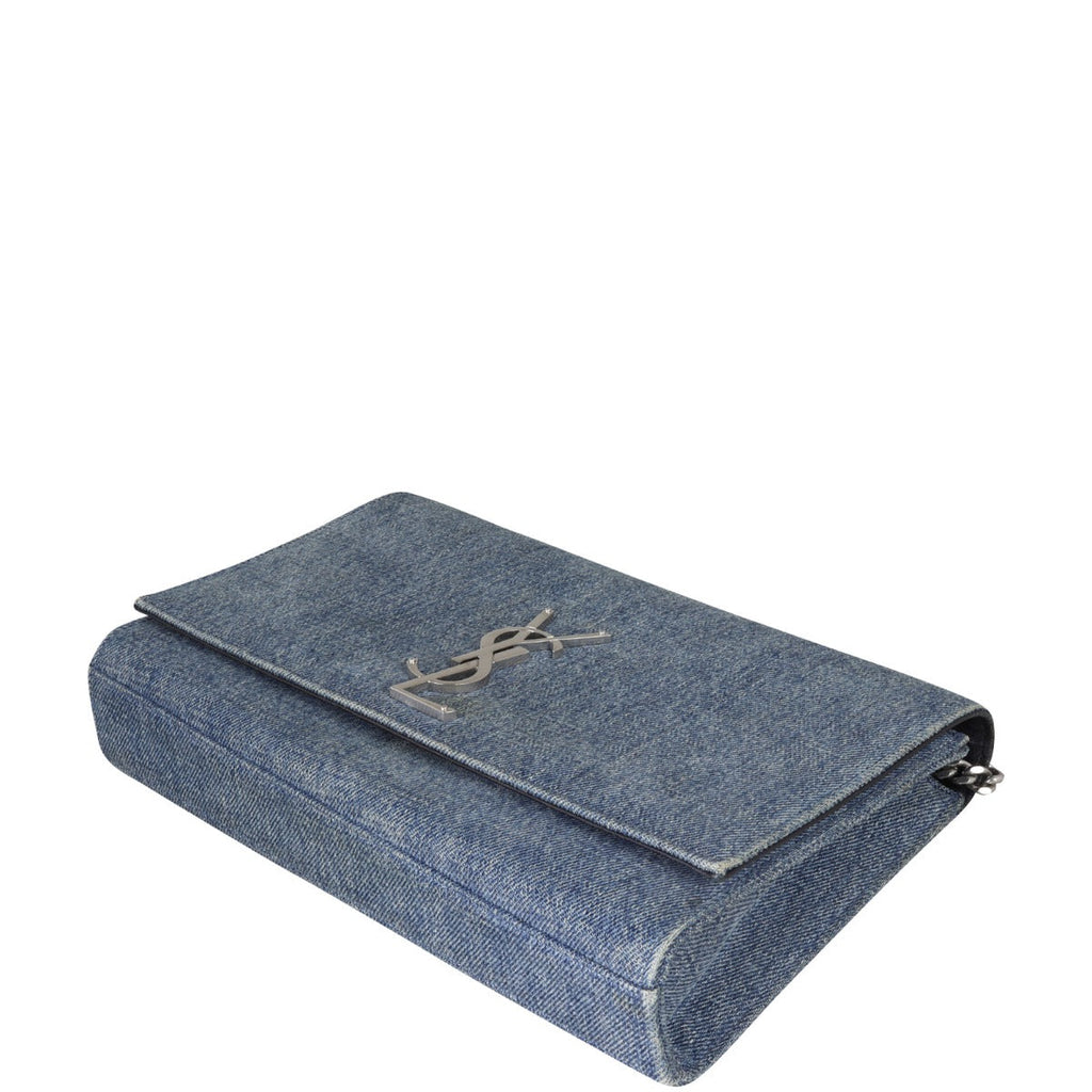Saint Laurent Kate Chain Bag Medium Denim