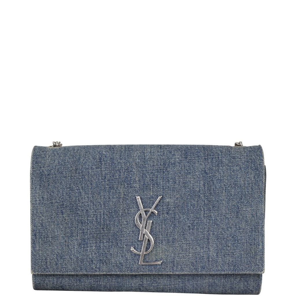 Saint Laurent Kate Chain Bag Medium Denim