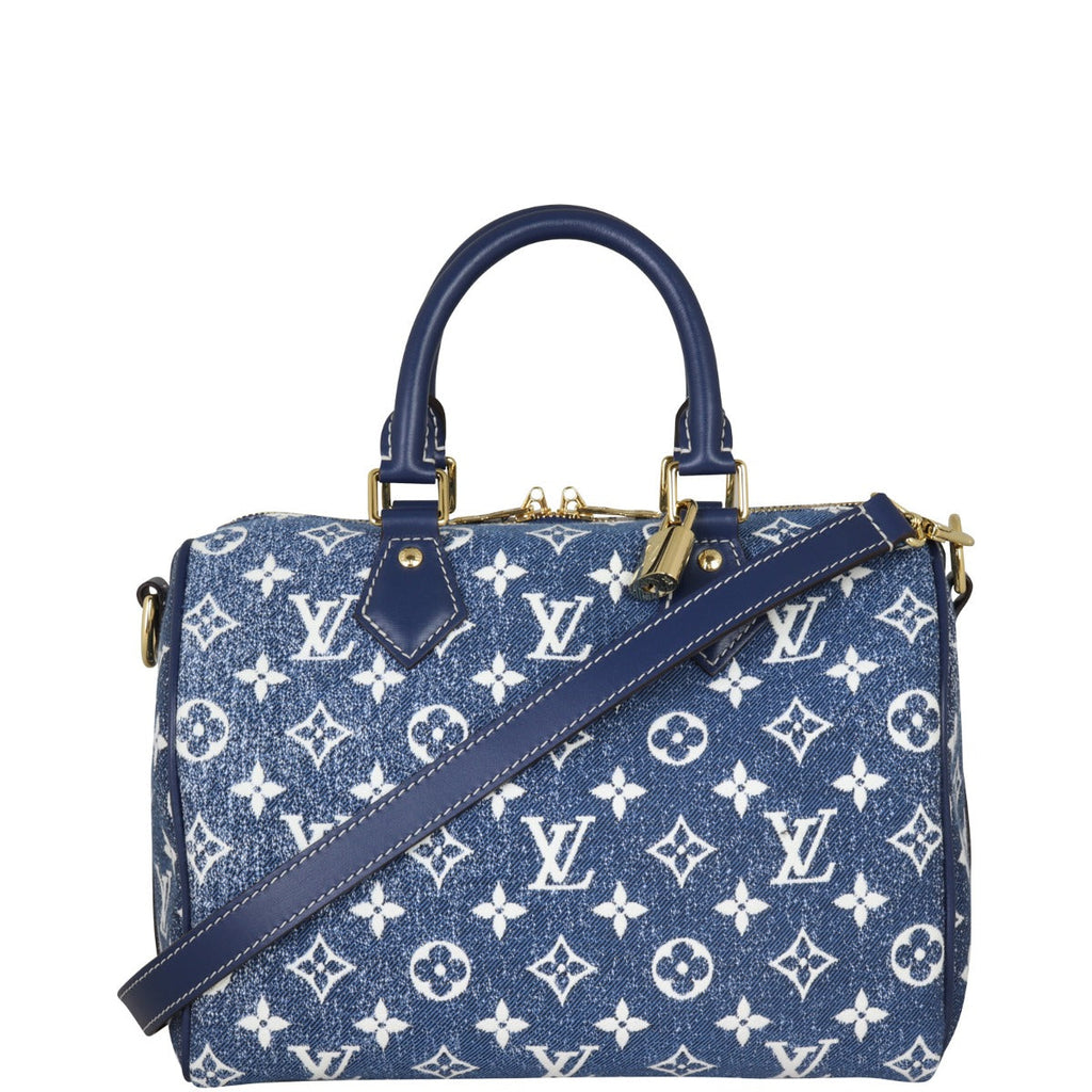 Louis Vuitton Speedy 25 Bandouliere Monogram Denim