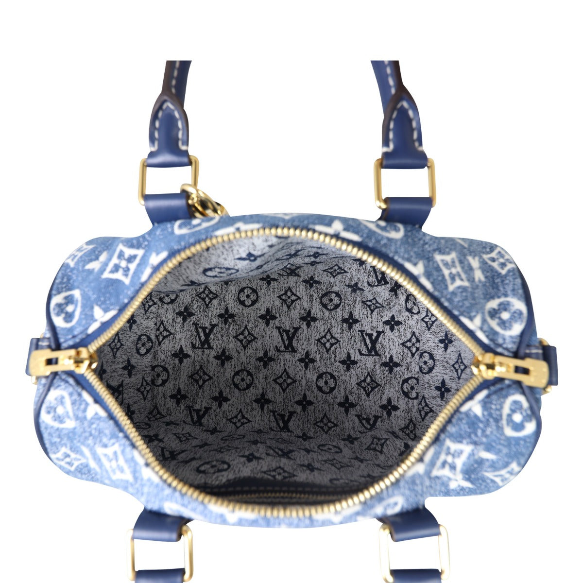 Louis Vuitton Speedy 25 Bandouliere Monogram Denim