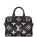 Louis Vuitton Speedy 25 Bandouliere Monogram Empreinte Giant Bicolour