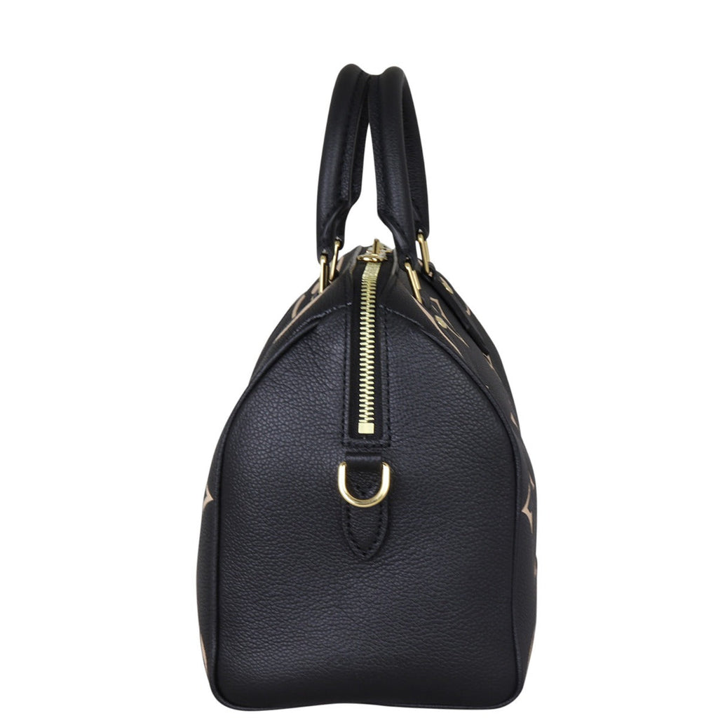 Louis Vuitton Speedy 25 Bandouliere Monogram Empreinte Giant Bicolour