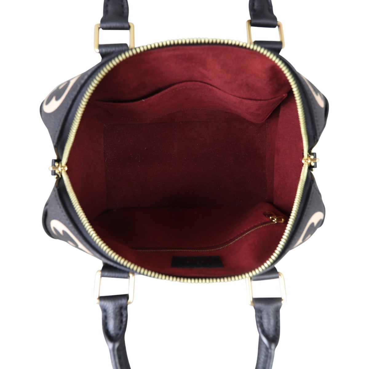 Louis Vuitton Speedy 25 Bandouliere Monogram Empreinte Giant Bicolour