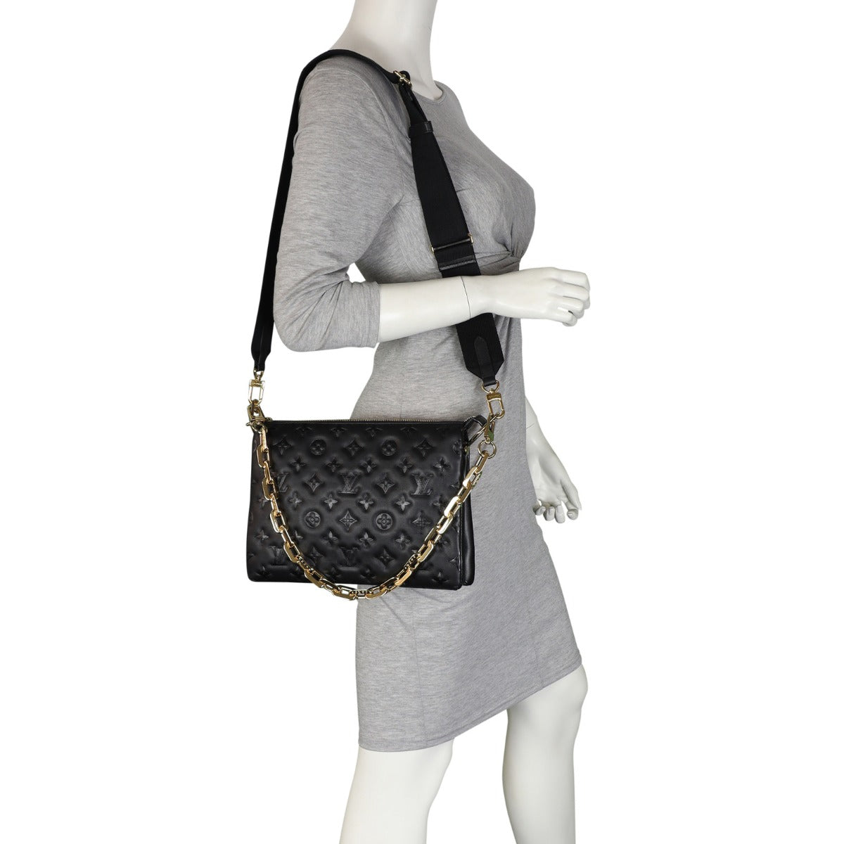 Louis Vuitton Coussin PM Monogram Embossed Lambskin