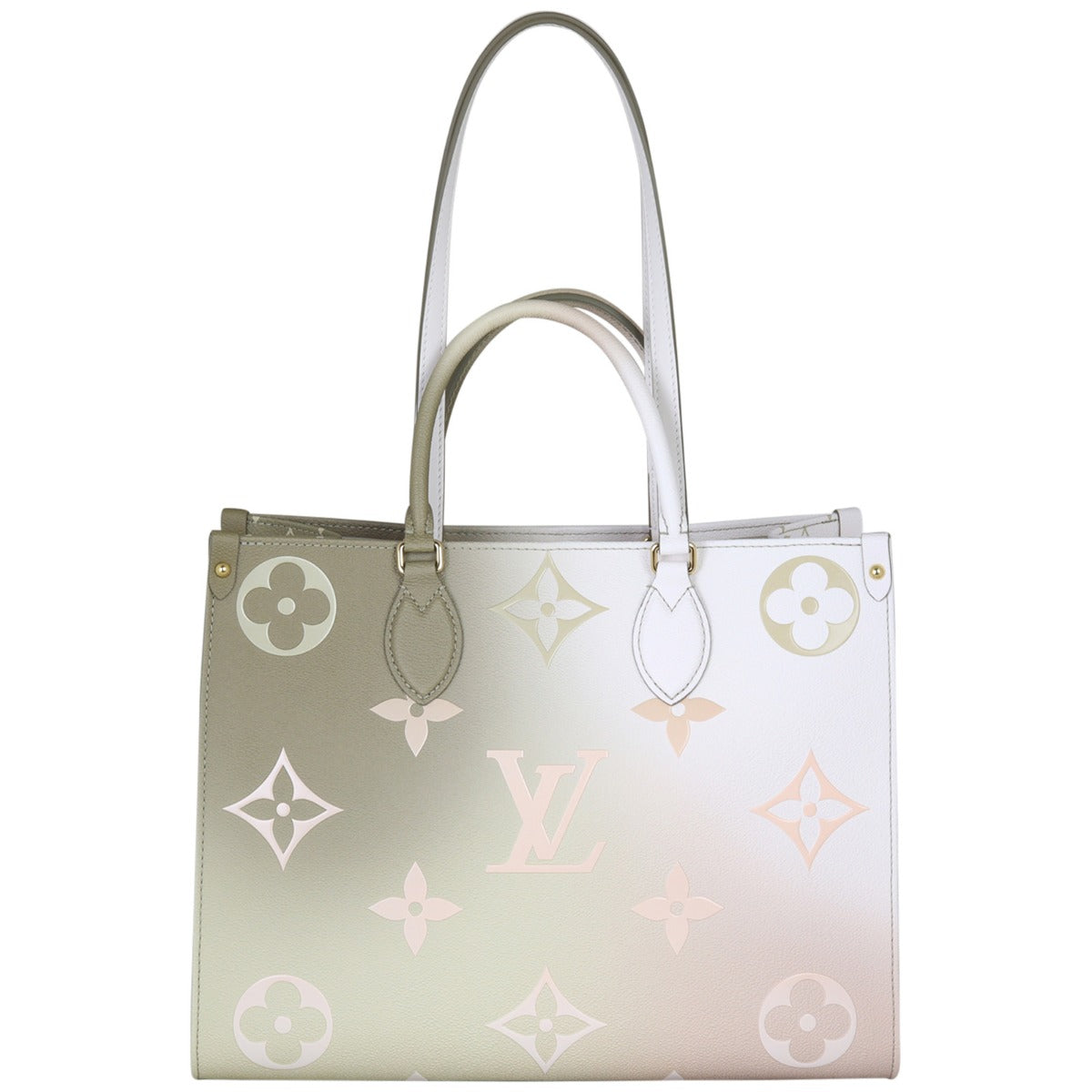 Louis Vuitton OnTheGo MM Sunset Khaki Monogram Giant