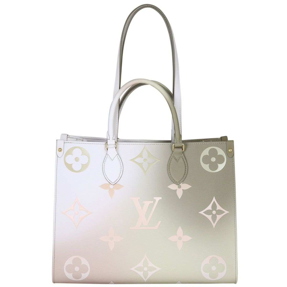 Louis Vuitton OnTheGo MM Sunset Khaki Monogram Giant