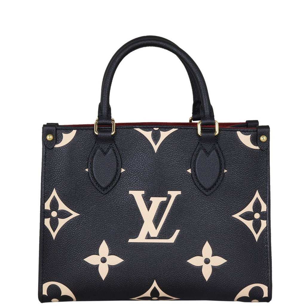 Louis Vuitton OnTheGo PM Monogram Empreinte Giant Bicolour