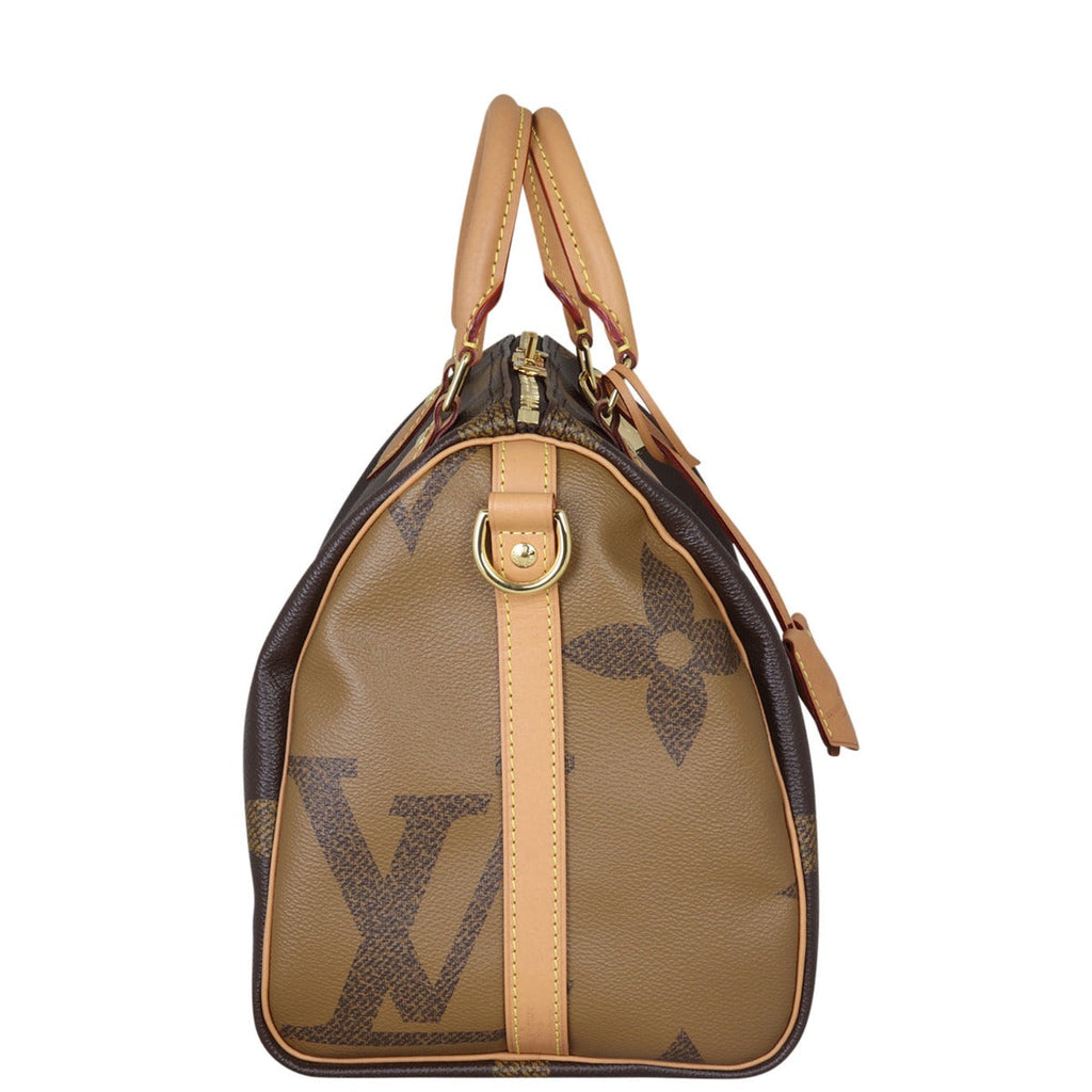 Louis Vuitton Speedy 30 Bandouliere Monogram Reverse Giant