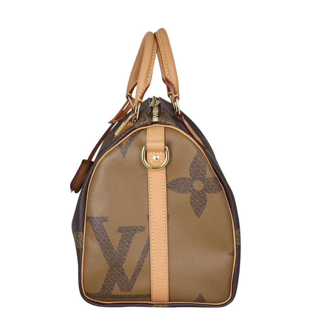 Louis Vuitton Speedy 30 Bandouliere Monogram Reverse Giant