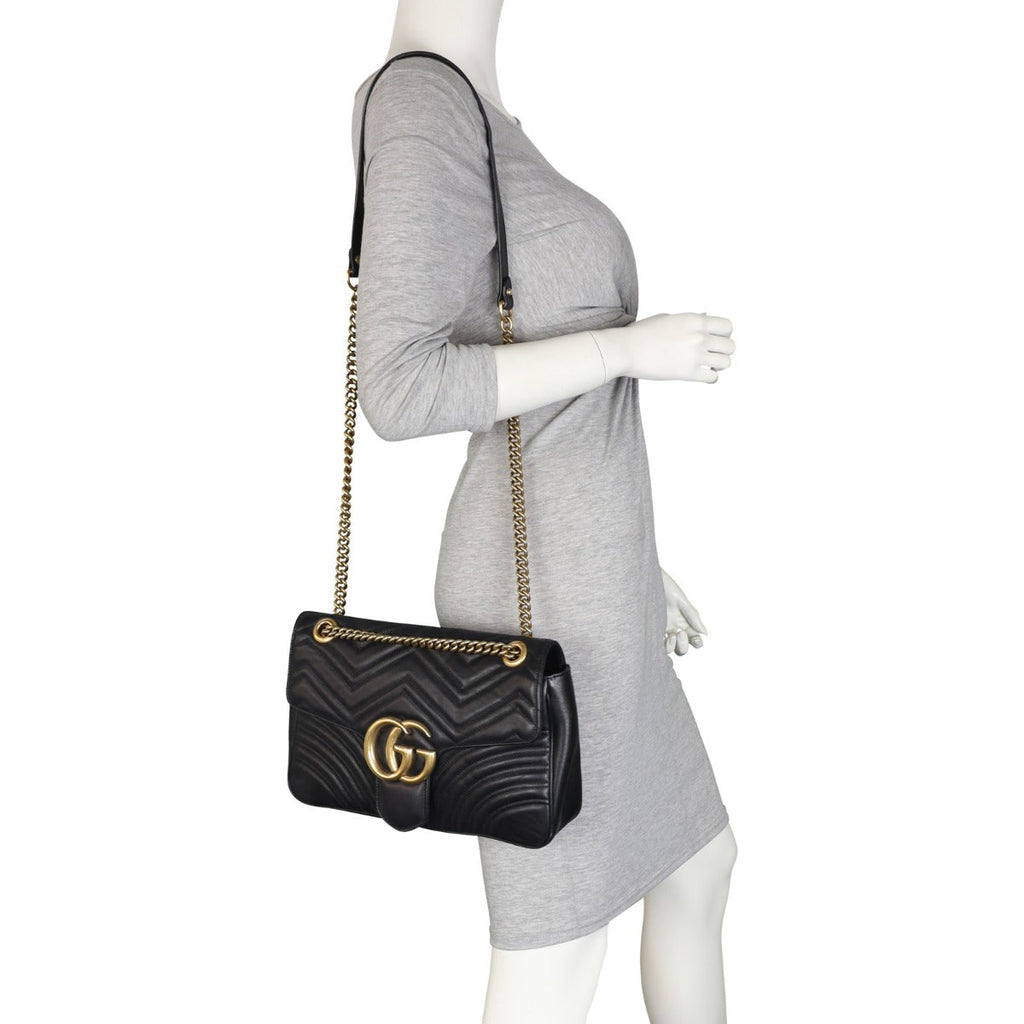 Gucci GG Marmont Matelasse Medium Shoulder Bag