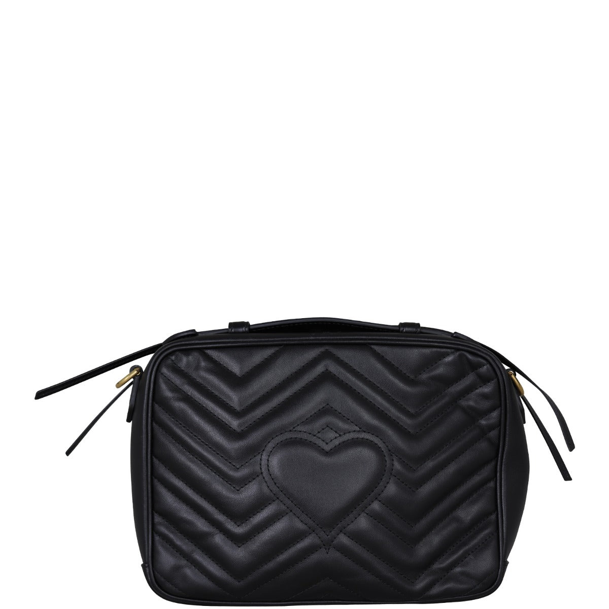 Gucci GG Marmont Zip Around Top Handle Camera Bag Small