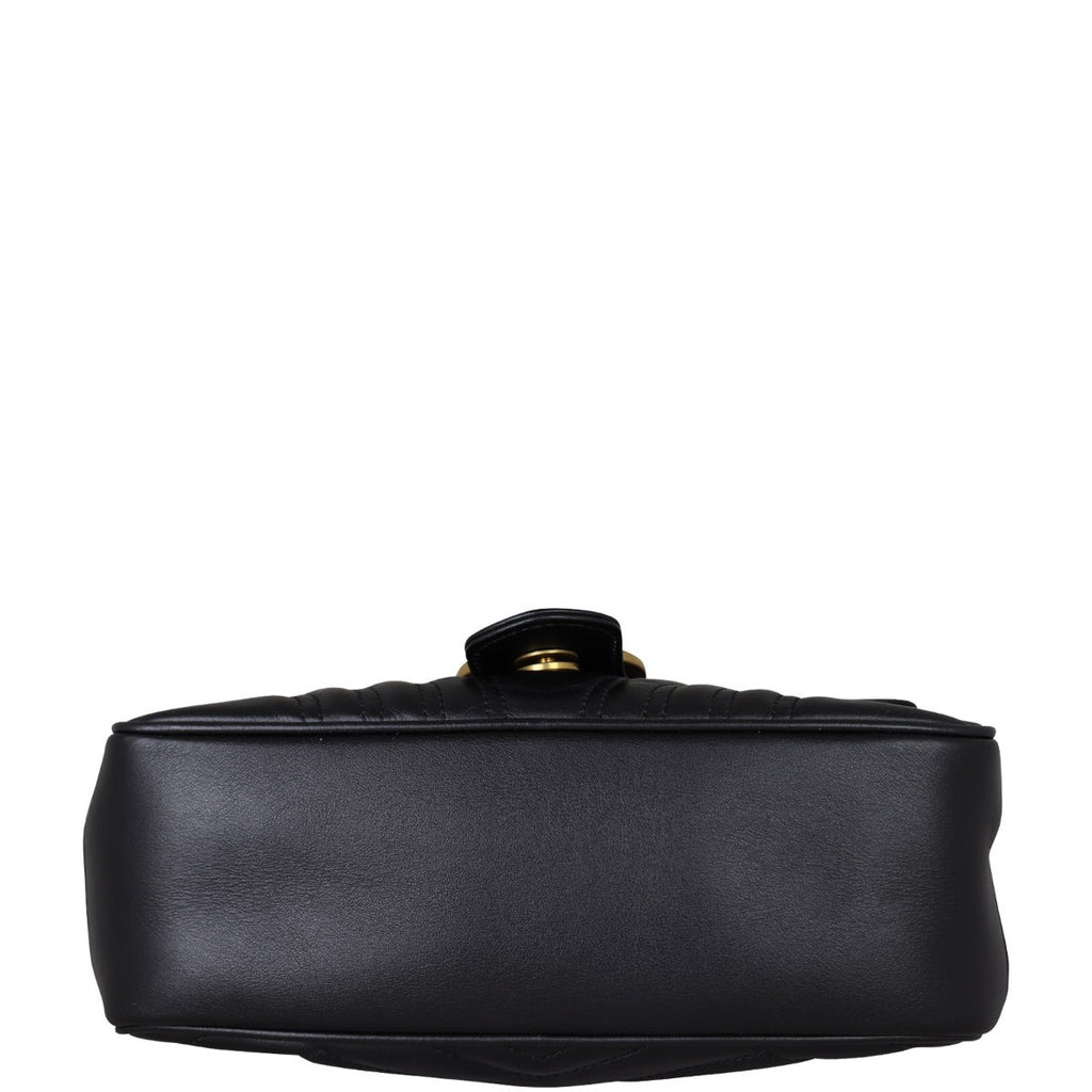 Gucci GG Marmont Zip Around Top Handle Camera Bag Small