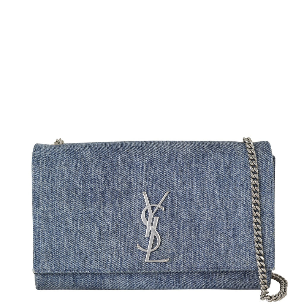 Saint Laurent Kate Chain Bag Medium Denim