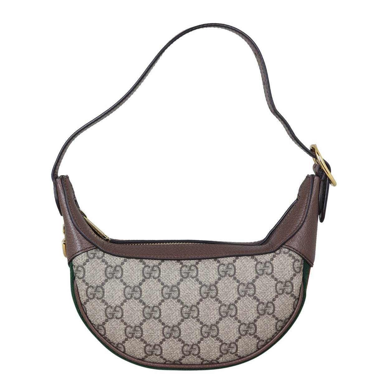 Gucci Ophidia GG Supreme Mini Crescent Shoulder Bag