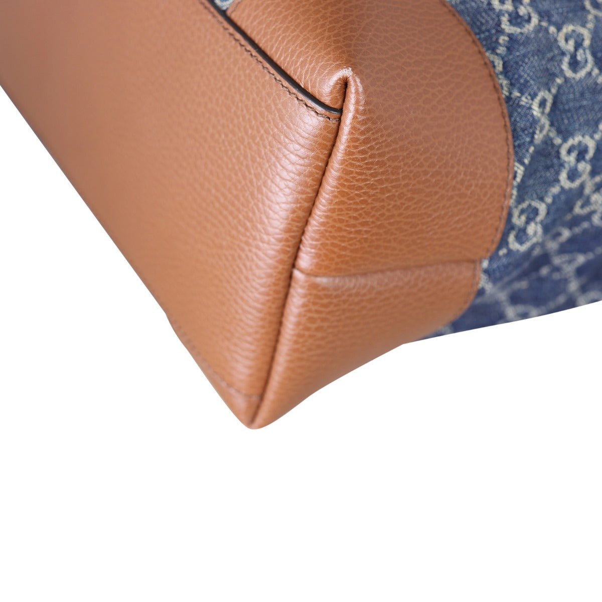 Gucci GG Denim Ophidia Tote Medium