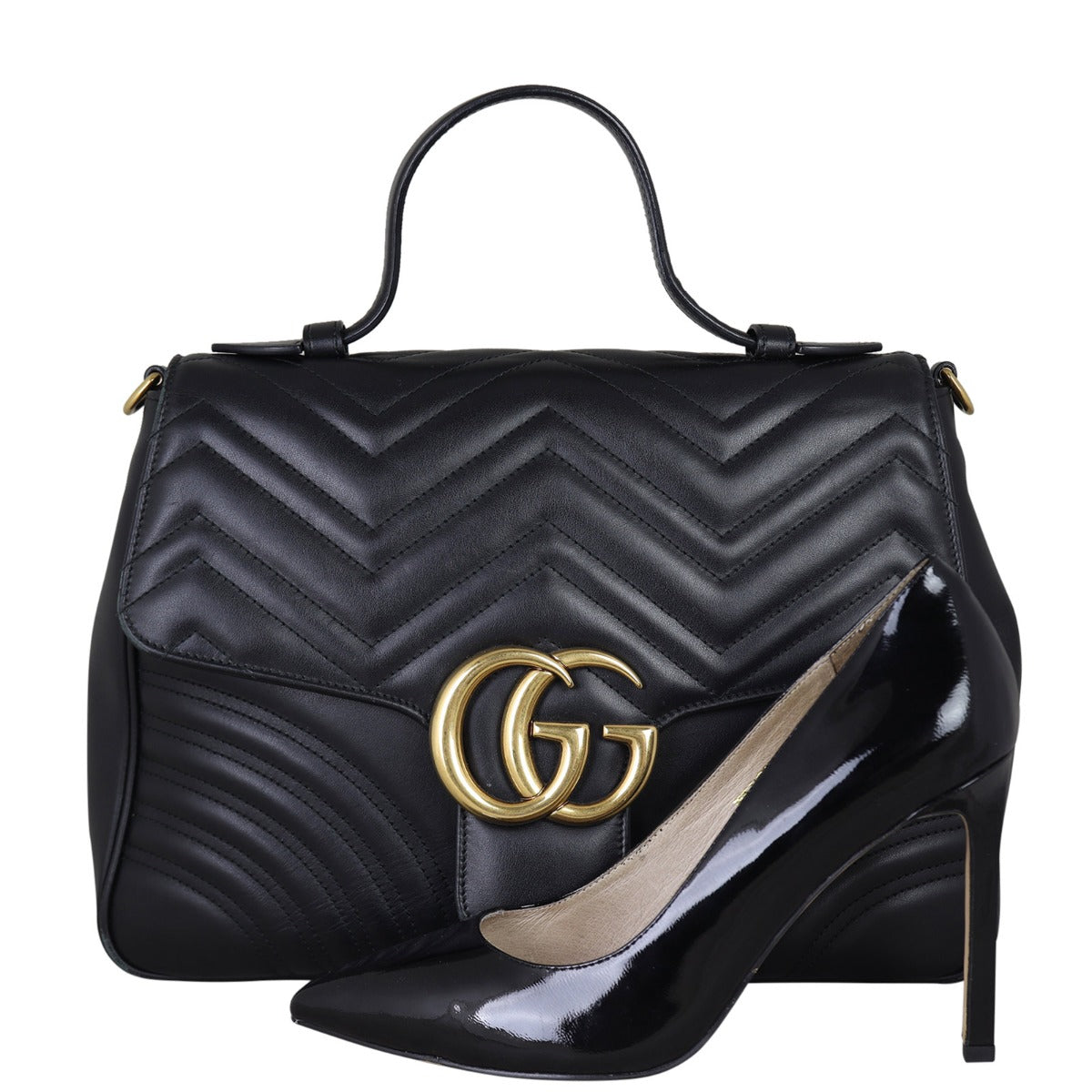 Gucci GG Marmont Top Handle Medium Bag