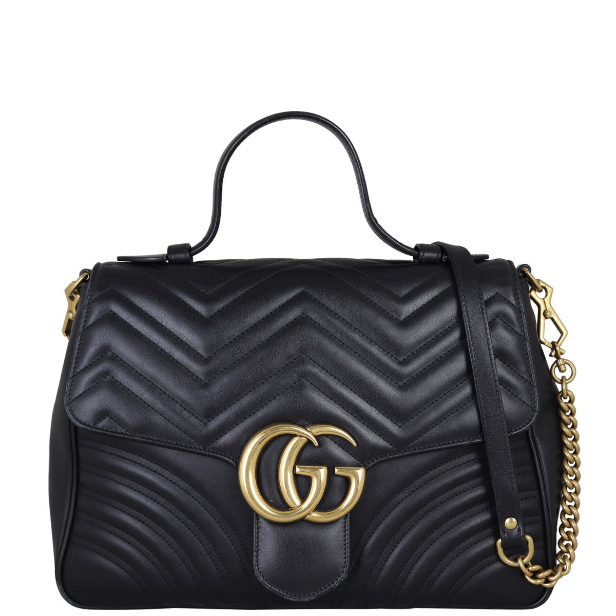 Gucci GG Marmont Top Handle Medium Bag