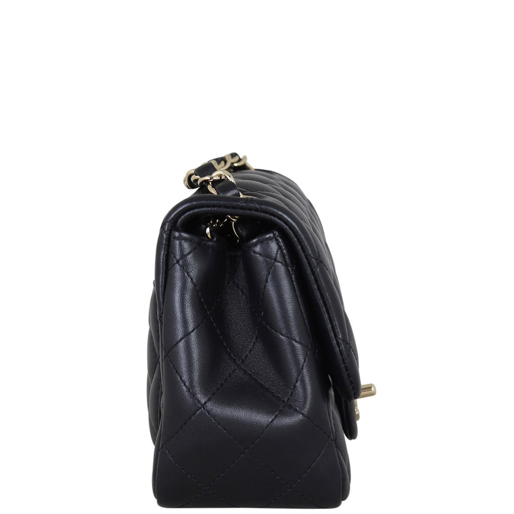 Chanel Classic Flap Mini Square | Black Lambskin GHW