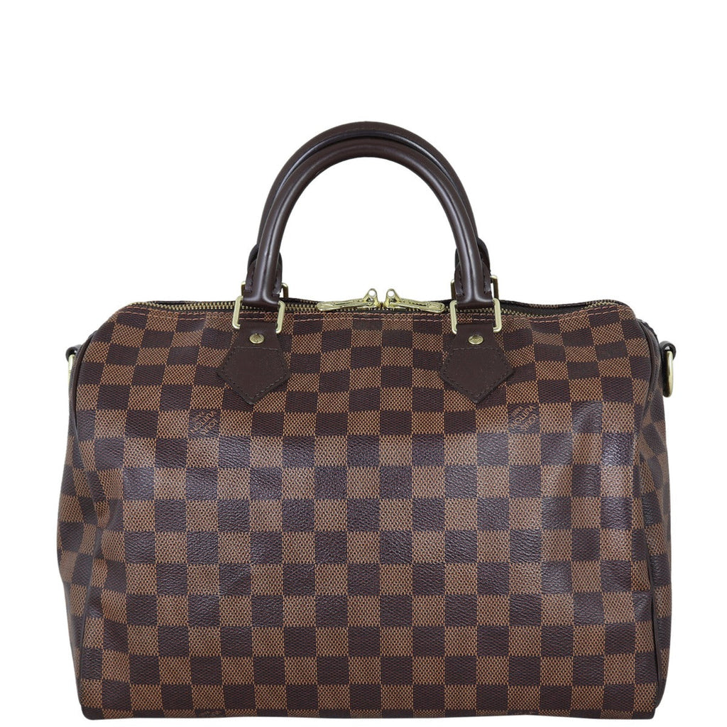 Louis Vuitton Speedy 30 Bandouliere Damier Ebene