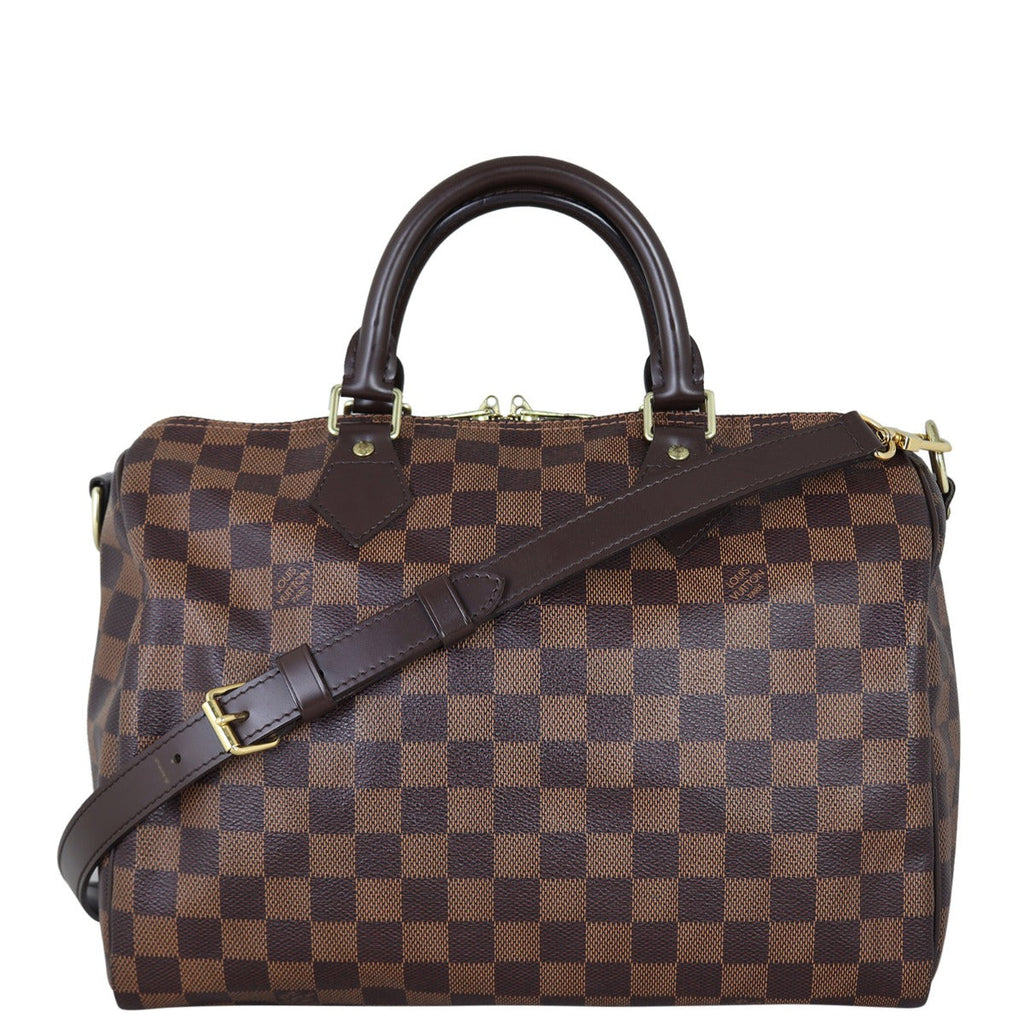Louis Vuitton Speedy 30 Bandouliere Damier Ebene