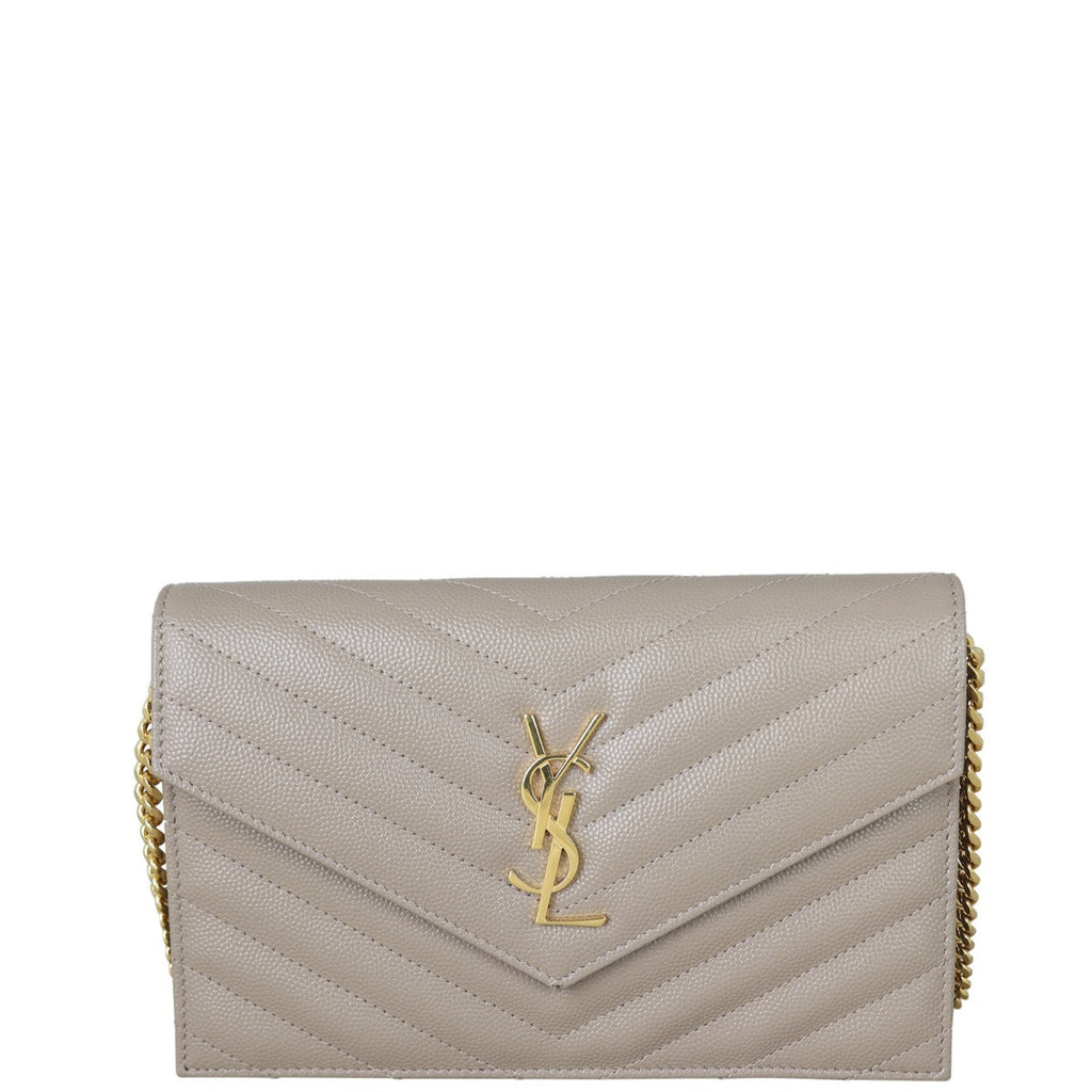 Saint Laurent Cassandre Envelope Chain Wallet