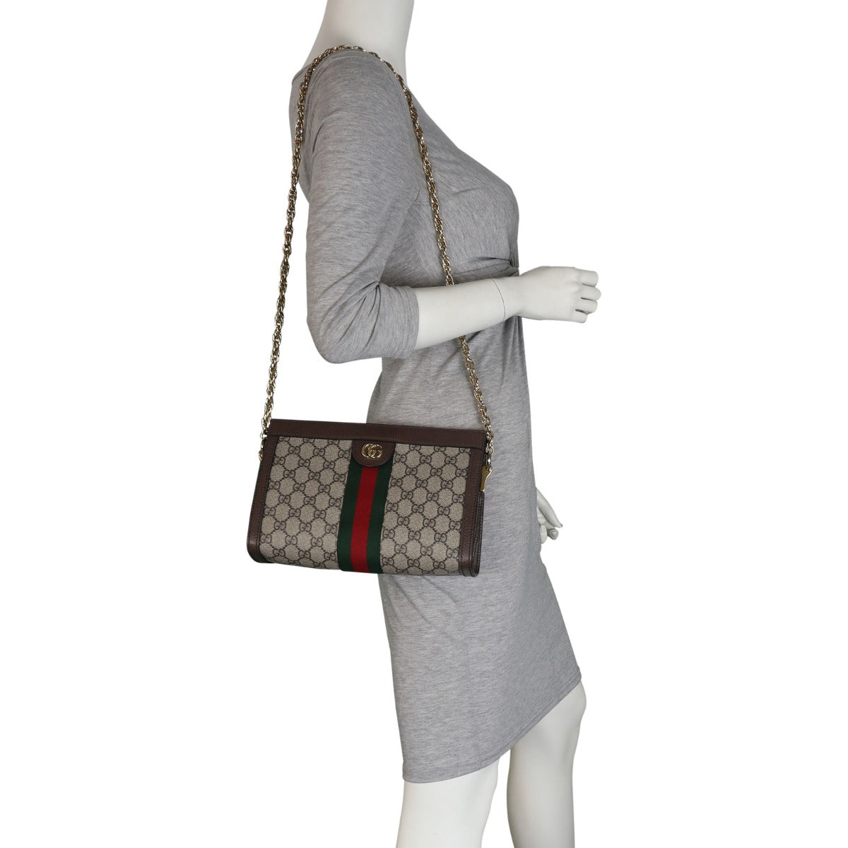 Gucci GG Supreme Ophidia Small Shoulder Bag