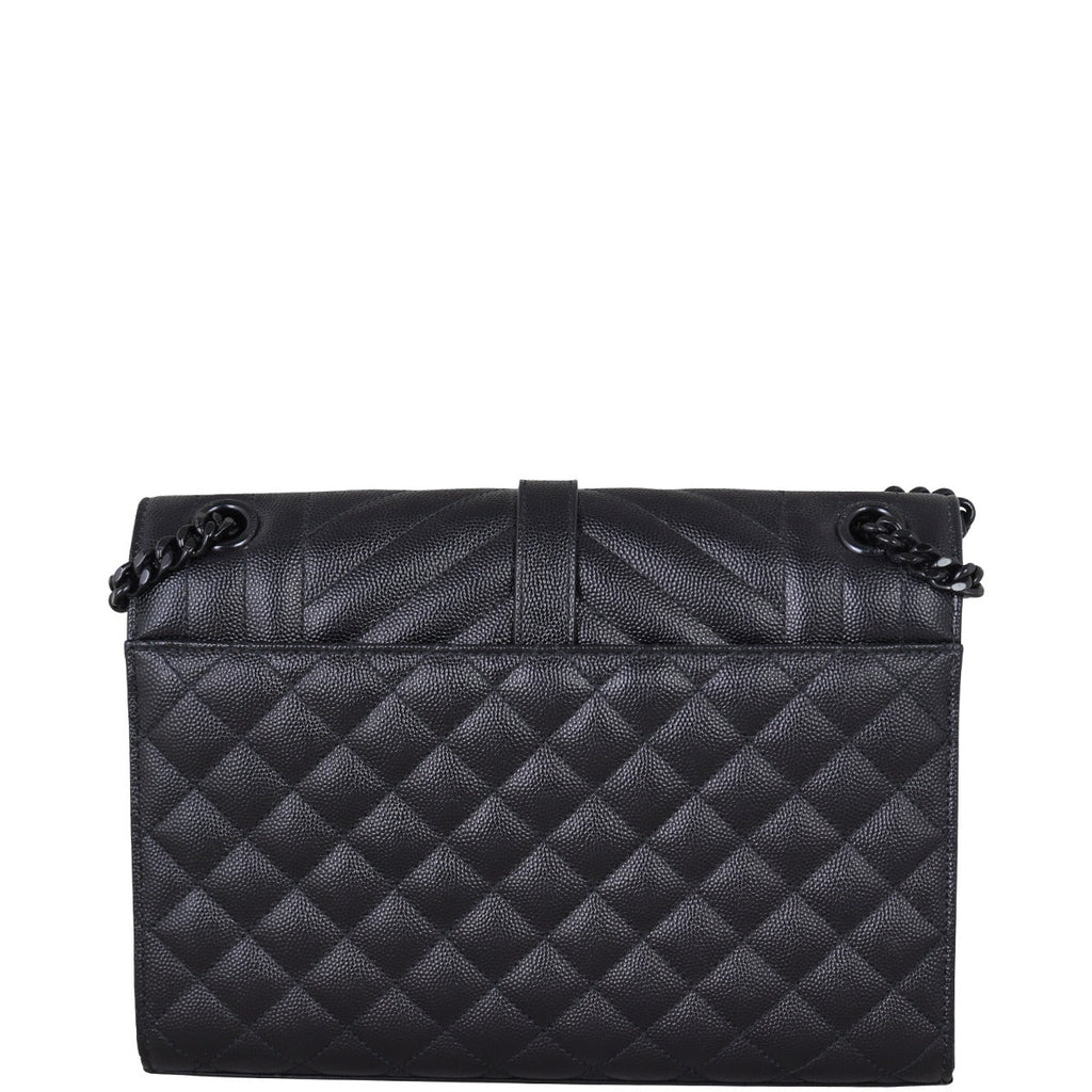 Saint Laurent Monogram Mix Matelasse Envelope Chain Bag Medium
