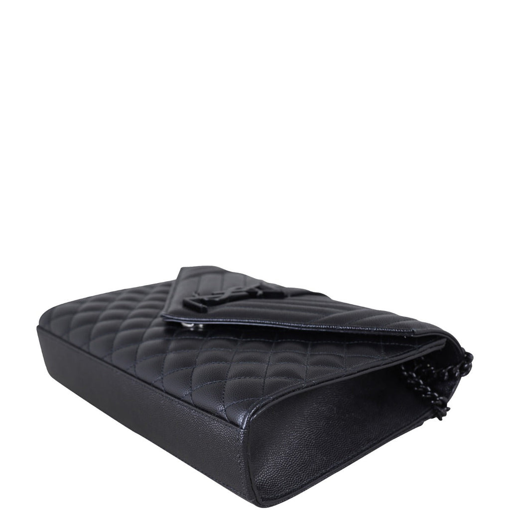 Saint Laurent Monogram Mix Matelasse Envelope Chain Bag Medium