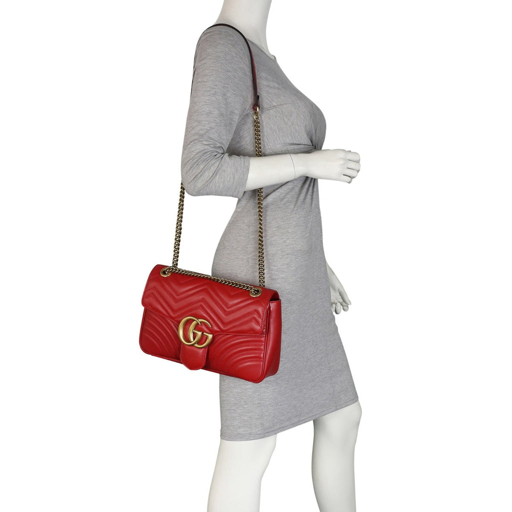 Gucci GG Marmont Matelasse Medium Shoulder Bag