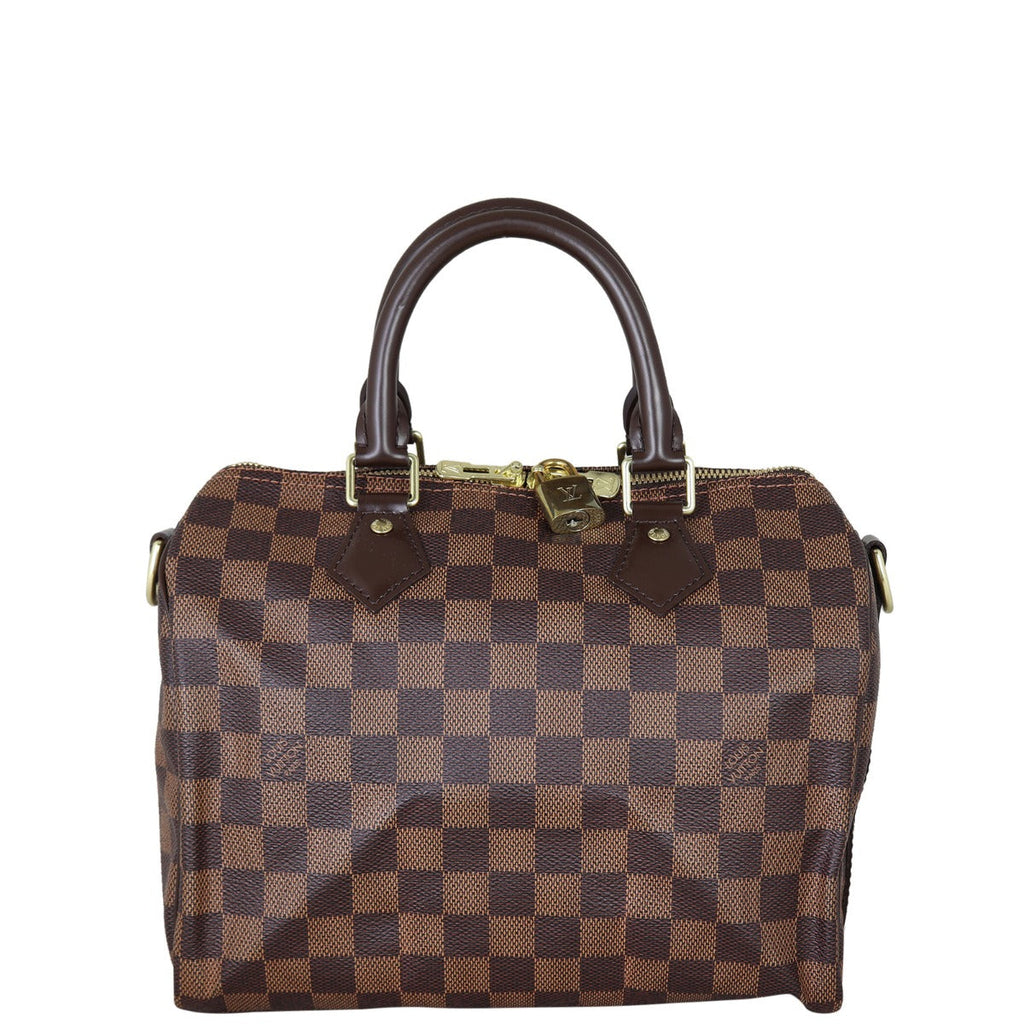 Louis Vuitton Speedy 25 Bandouliere Damier Ebene