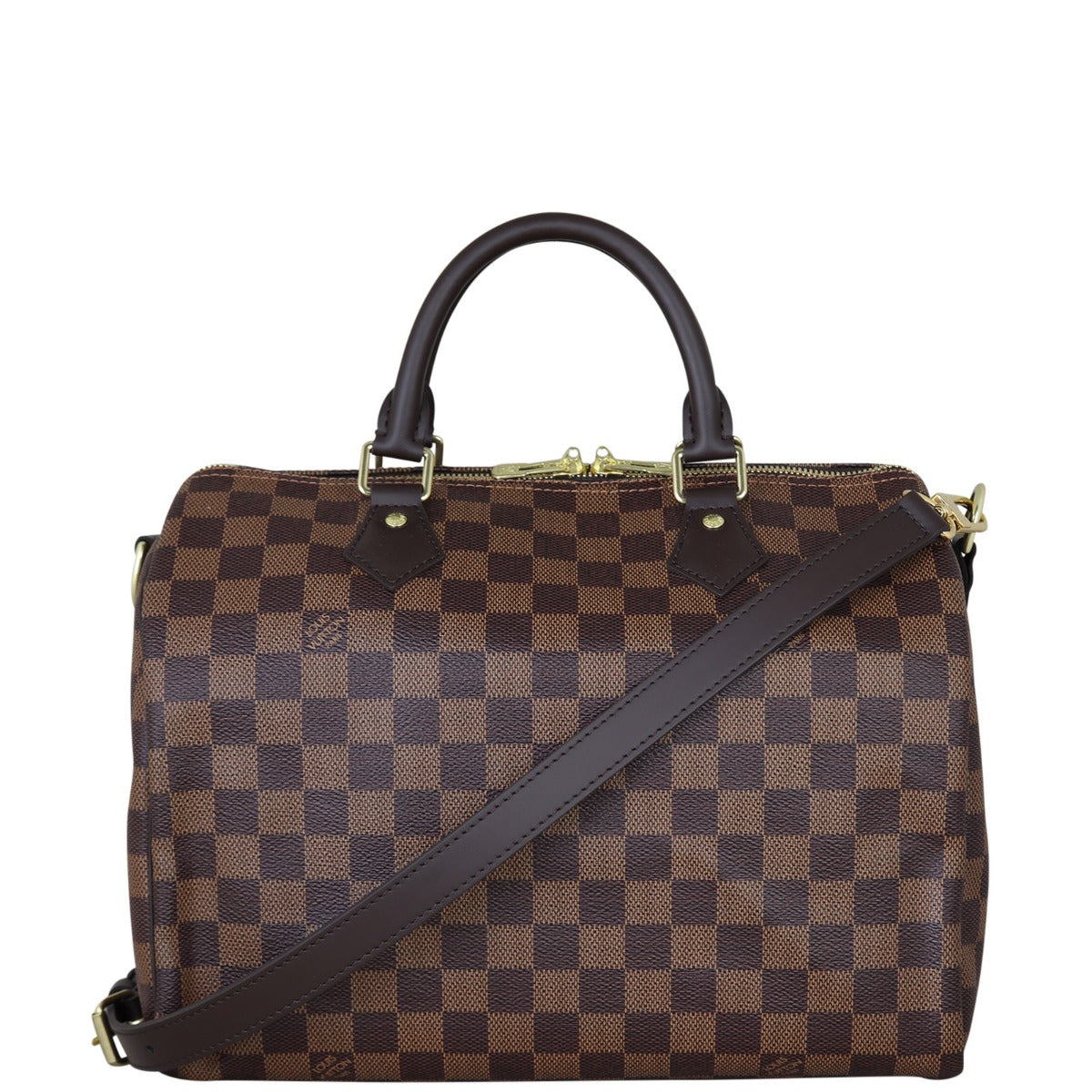 Louis Vuitton Speedy 30 Bandouliere Damier Ebene