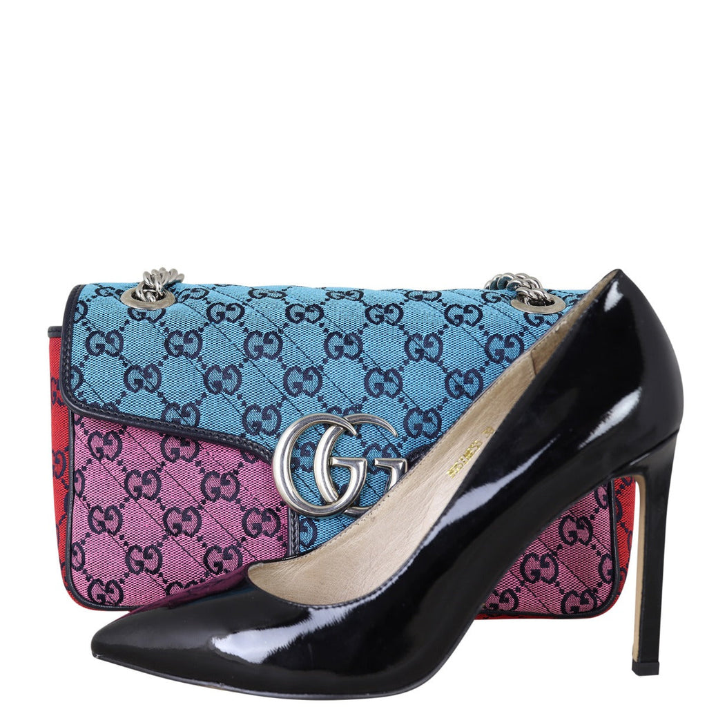 Gucci GG Marmont Matelasse Multicolour Small Shoulder Bag