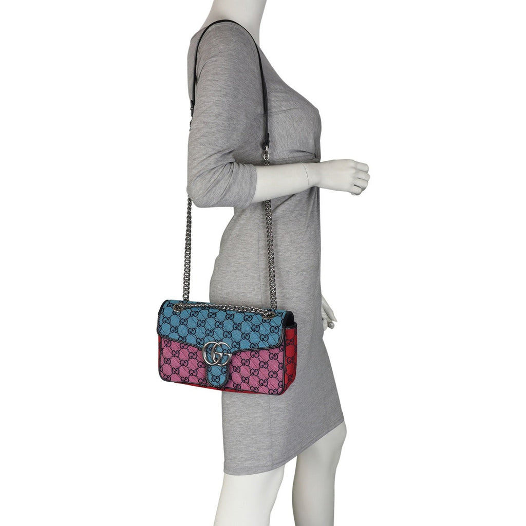 Gucci GG Marmont Matelasse Multicolour Small Shoulder Bag