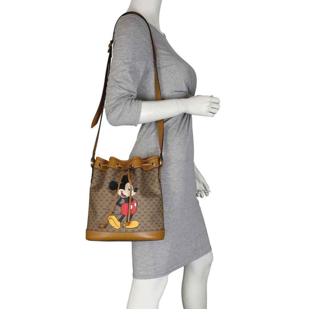 Gucci x Disney Mini GG Supreme Bucket Bag