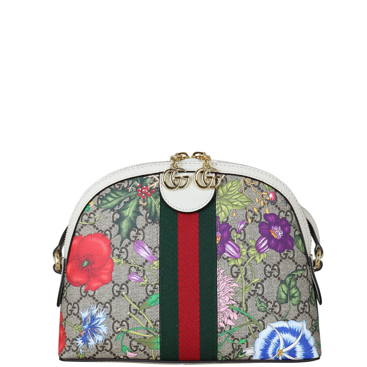 Gucci Ophidia GG Supreme Flora Small Shoulder Bag