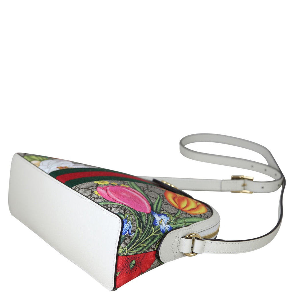 Gucci Ophidia GG Supreme Flora Small Shoulder Bag