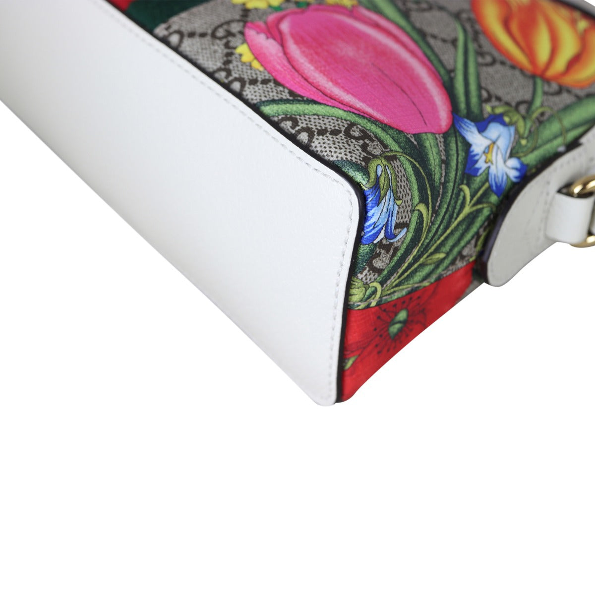 Gucci Ophidia GG Supreme Flora Small Shoulder Bag