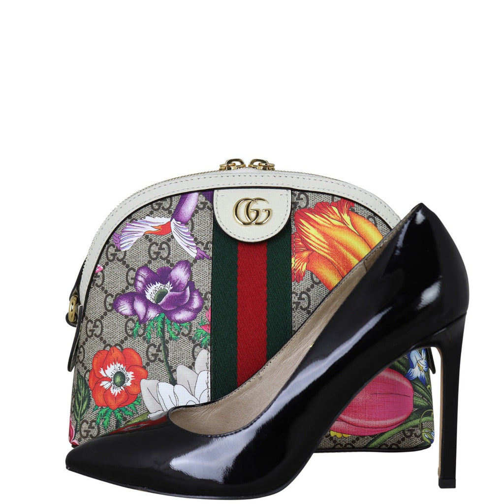 Gucci Ophidia GG Supreme Flora Small Shoulder Bag