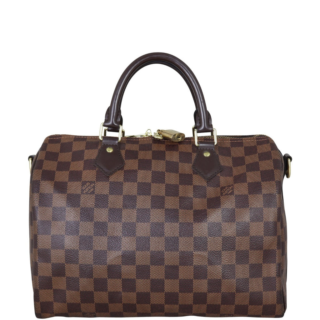 Louis Vuitton Speedy 30 Bandouliere Damier Ebene