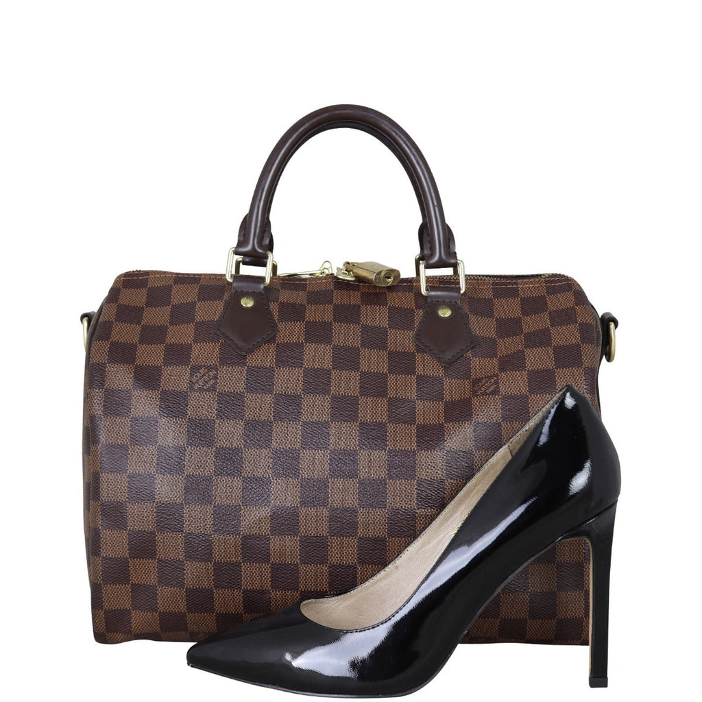 Louis Vuitton Speedy 30 Bandouliere Damier Ebene