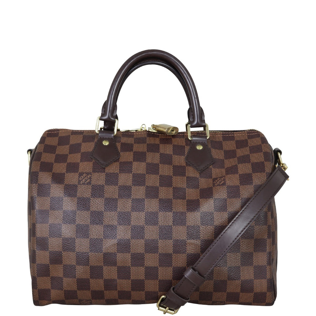 Louis Vuitton Speedy 30 Bandouliere Damier Ebene