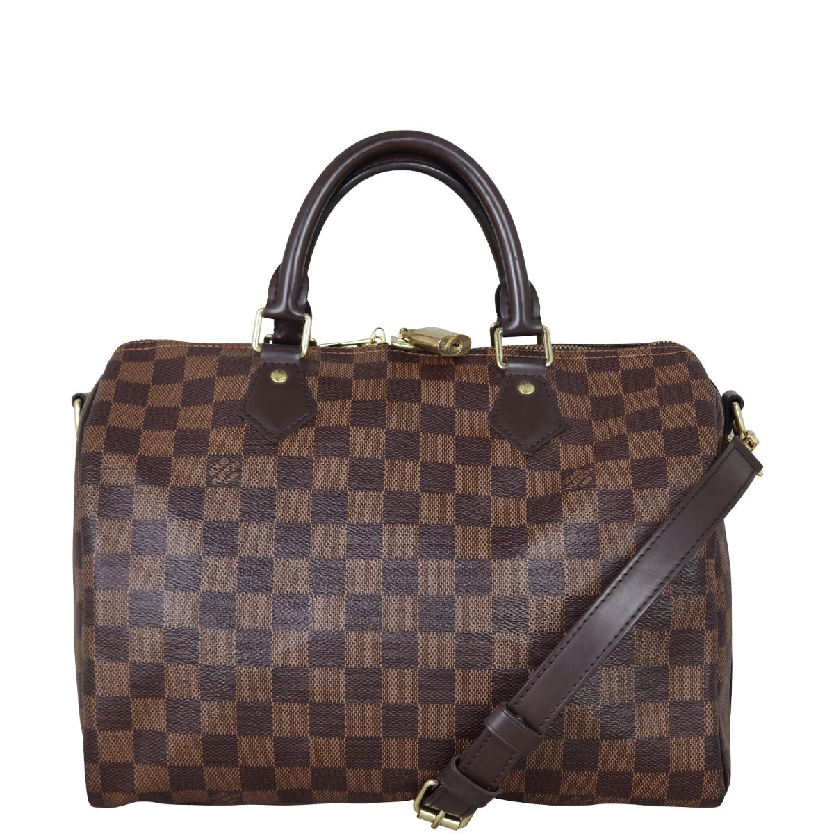 Louis Vuitton Speedy 30 Bandouliere Damier Ebene
