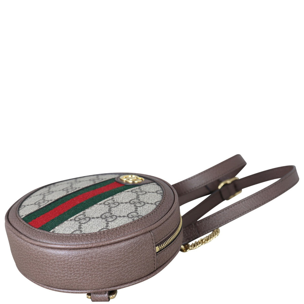 Gucci GG Supreme Ophidia Round Backpack Mini