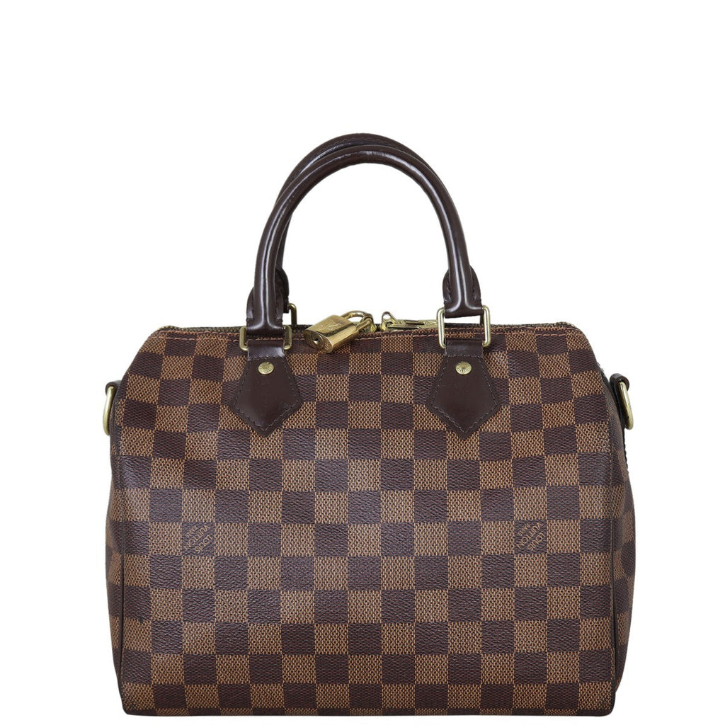 Louis Vuitton Speedy 25 Bandouliere Damier Ebene